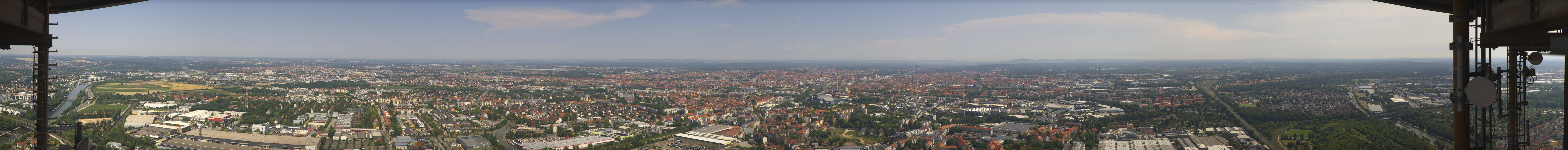 Archived image Webcam Nuremberg (telecommunication tower)