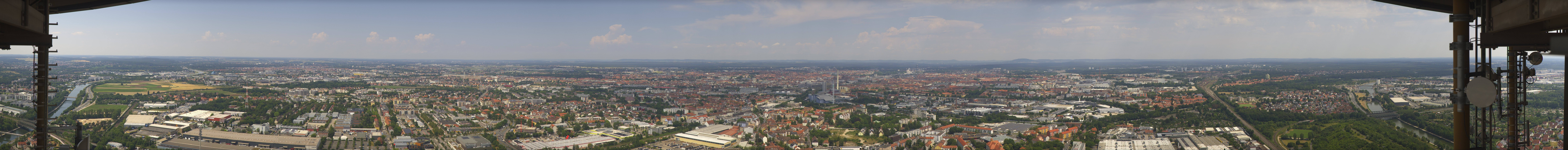 Archived image Webcam Nuremberg (telecommunication tower)