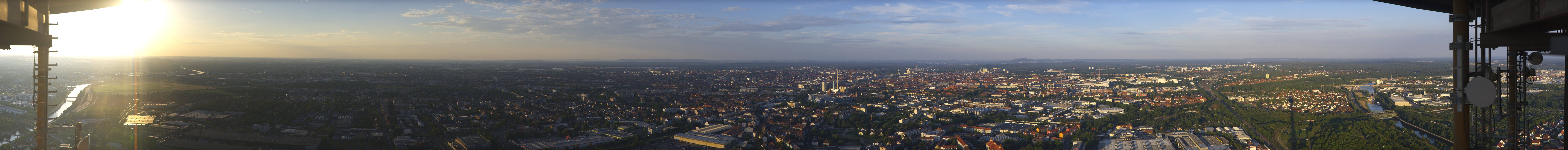 Archiv Foto Webcam Nürnberg (Fernmeldeturm)