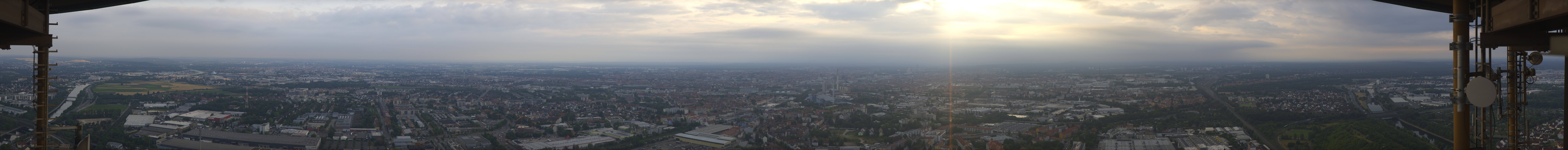 Archived image Webcam Nuremberg (telecommunication tower)