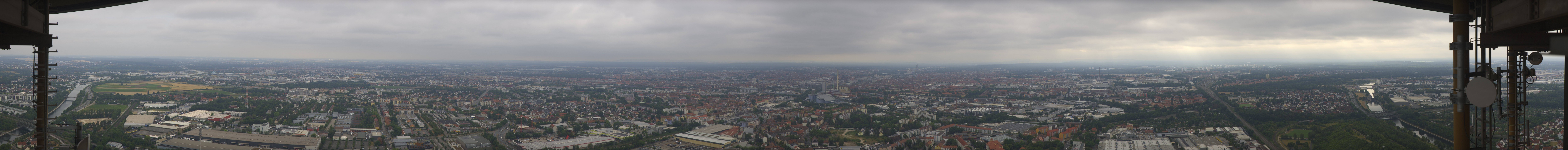 Archived image Webcam Nuremberg (telecommunication tower)