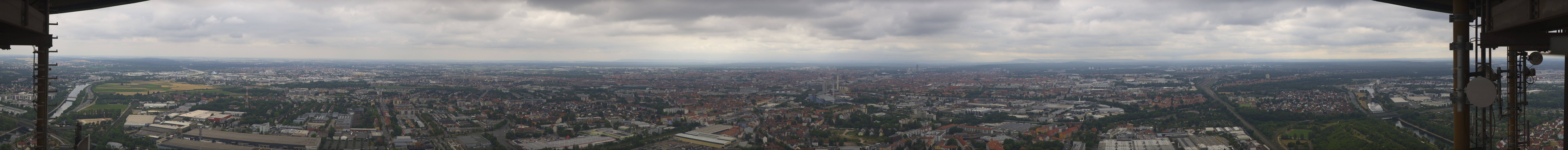 Archived image Webcam Nuremberg (telecommunication tower)
