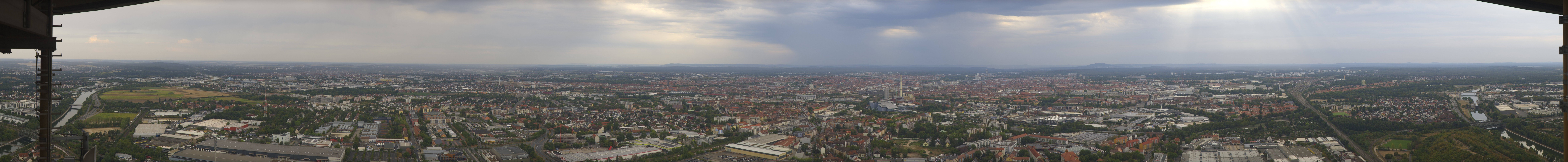 Archived image Webcam Nuremberg (telecommunication tower)