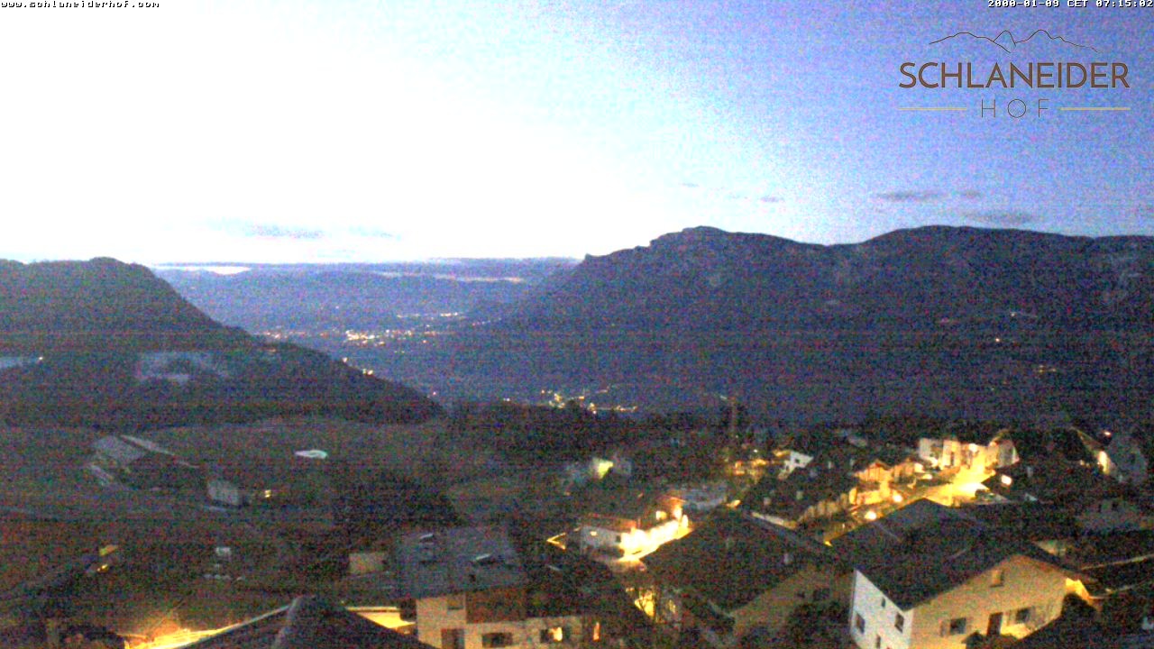 Archiv Foto Webcam Schlaneiderhof - Mölten