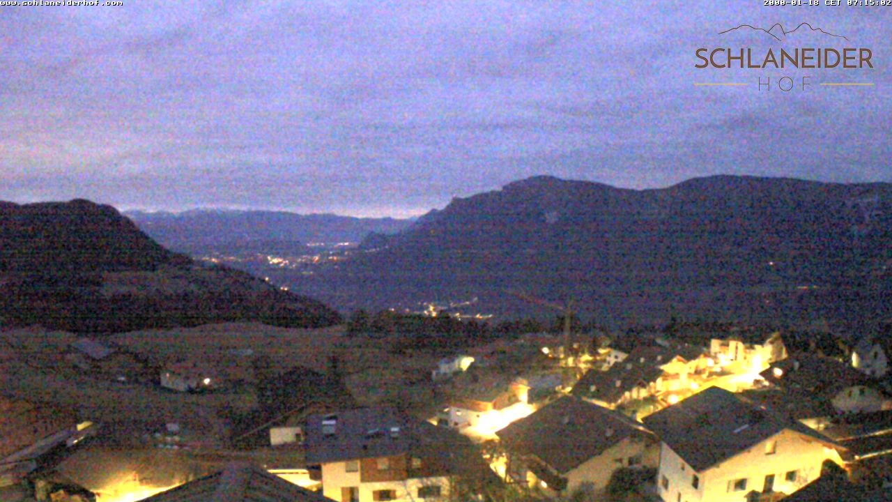 Archiv Foto Webcam Schlaneiderhof - Mölten