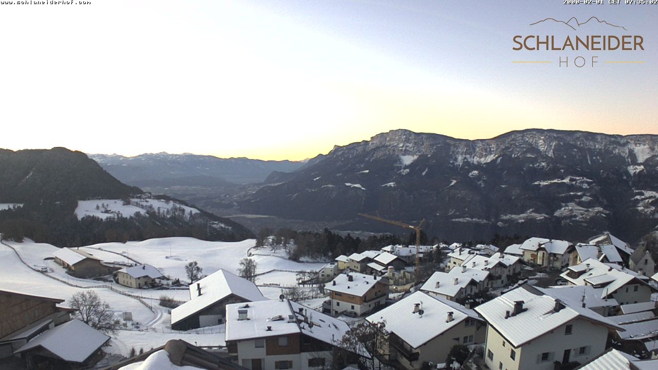 Archived image Webcam Pension Schlaneiderhof, Mölten