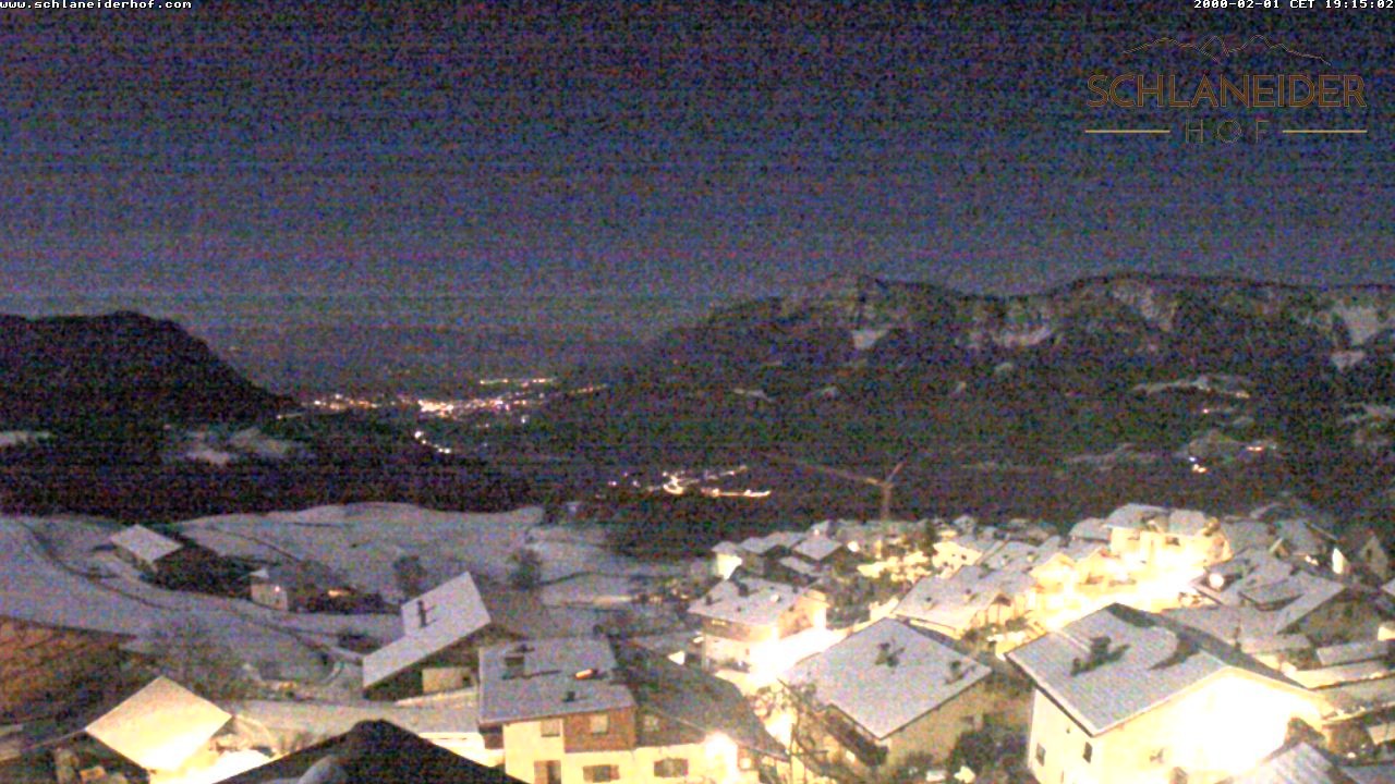 Archived image Webcam Pension Schlaneiderhof, Mölten