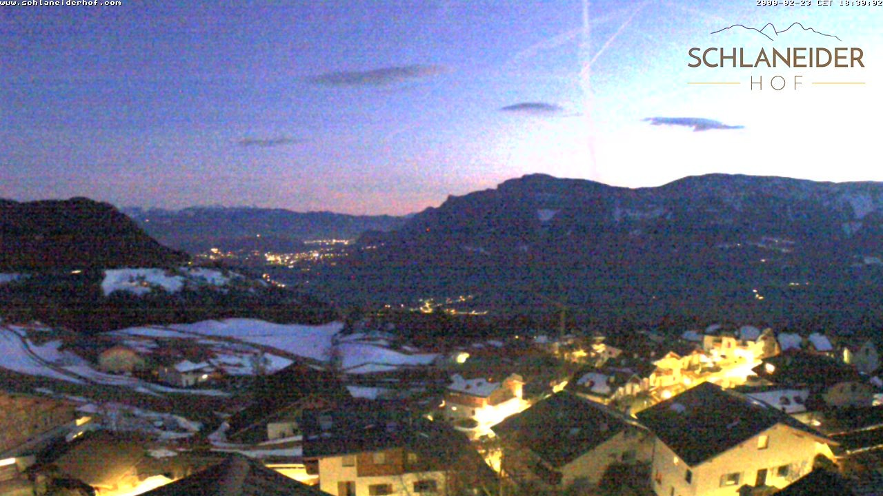 Archiv Foto Webcam Schlaneiderhof - Mölten