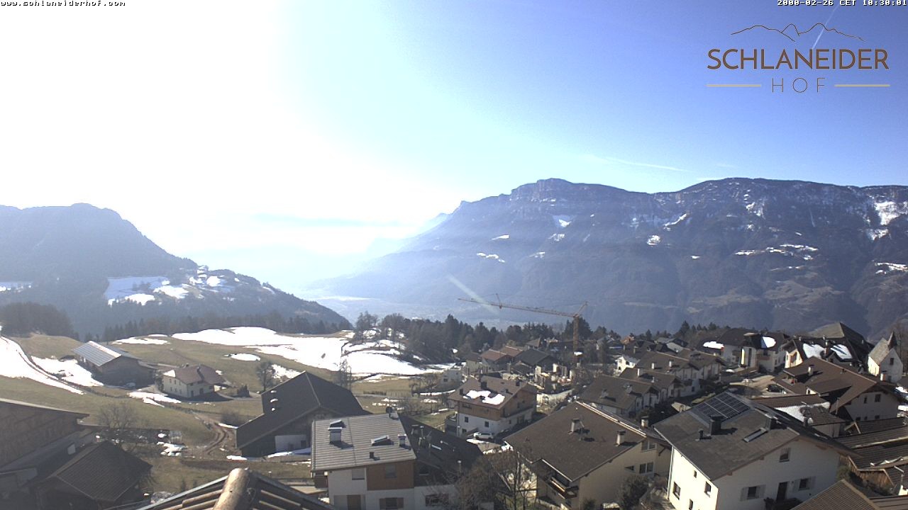 Archived image Webcam Pension Schlaneiderhof, Mölten