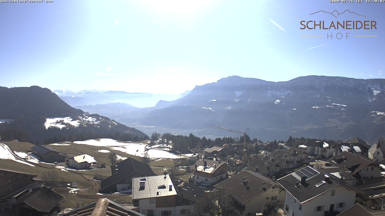 Archived image Webcam Pension Schlaneiderhof, Mölten