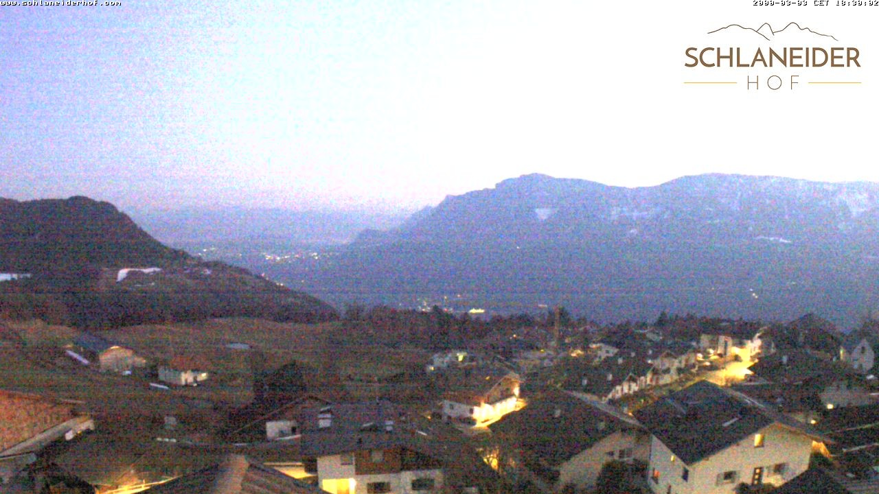 Archived image Webcam Pension Schlaneiderhof, Mölten