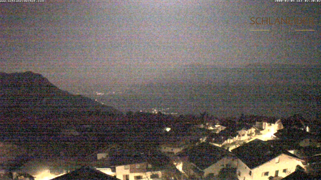 Archived image Webcam Pension Schlaneiderhof, Mölten