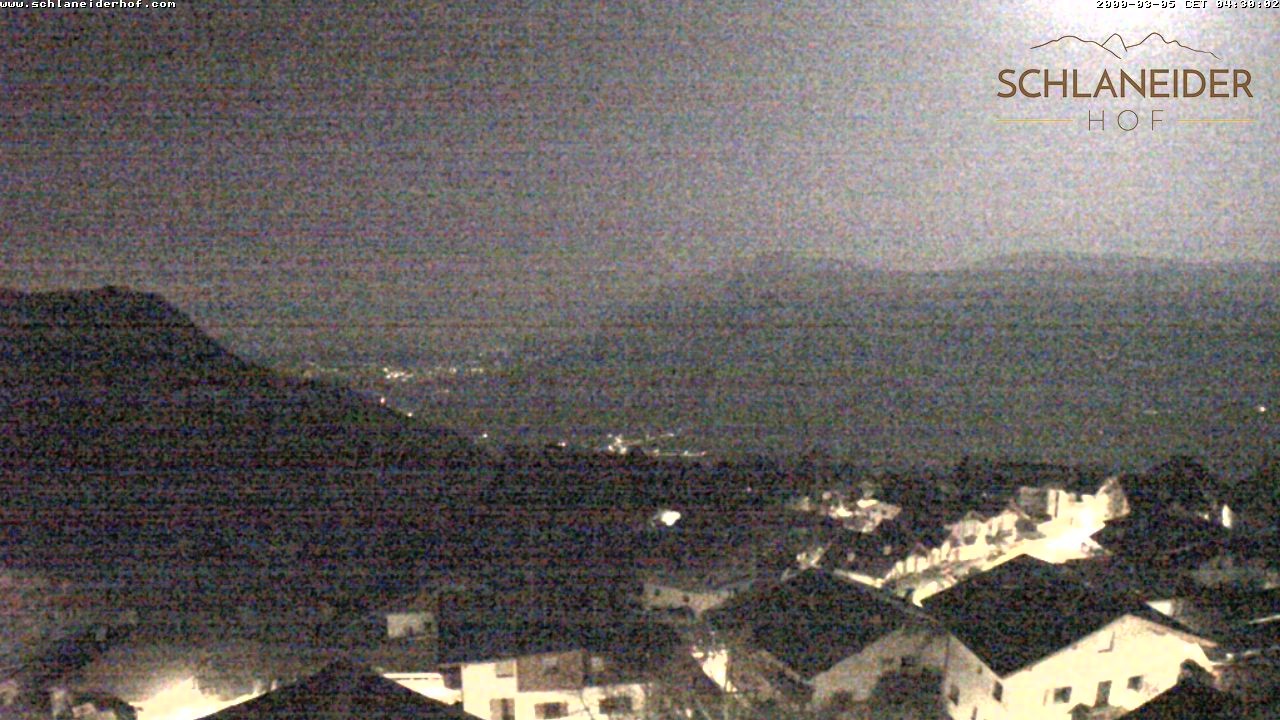 Archived image Webcam Pension Schlaneiderhof, Mölten