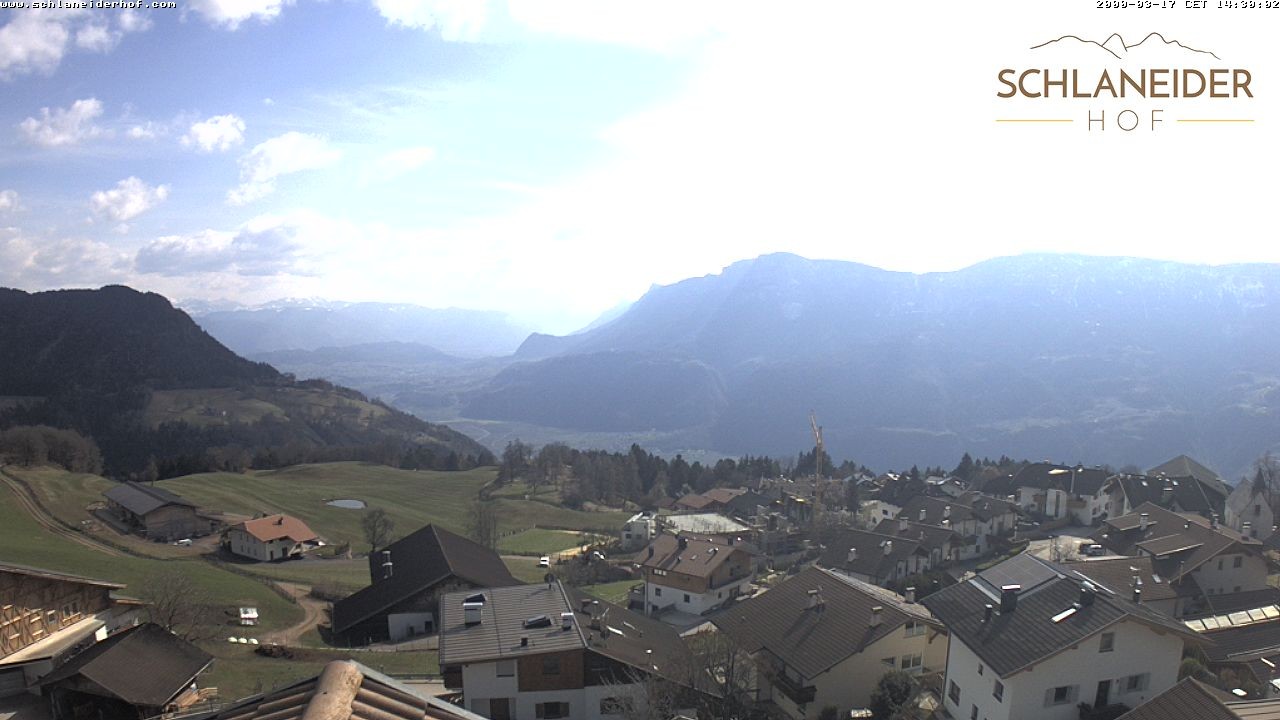 Archived image Webcam Pension Schlaneiderhof, Mölten