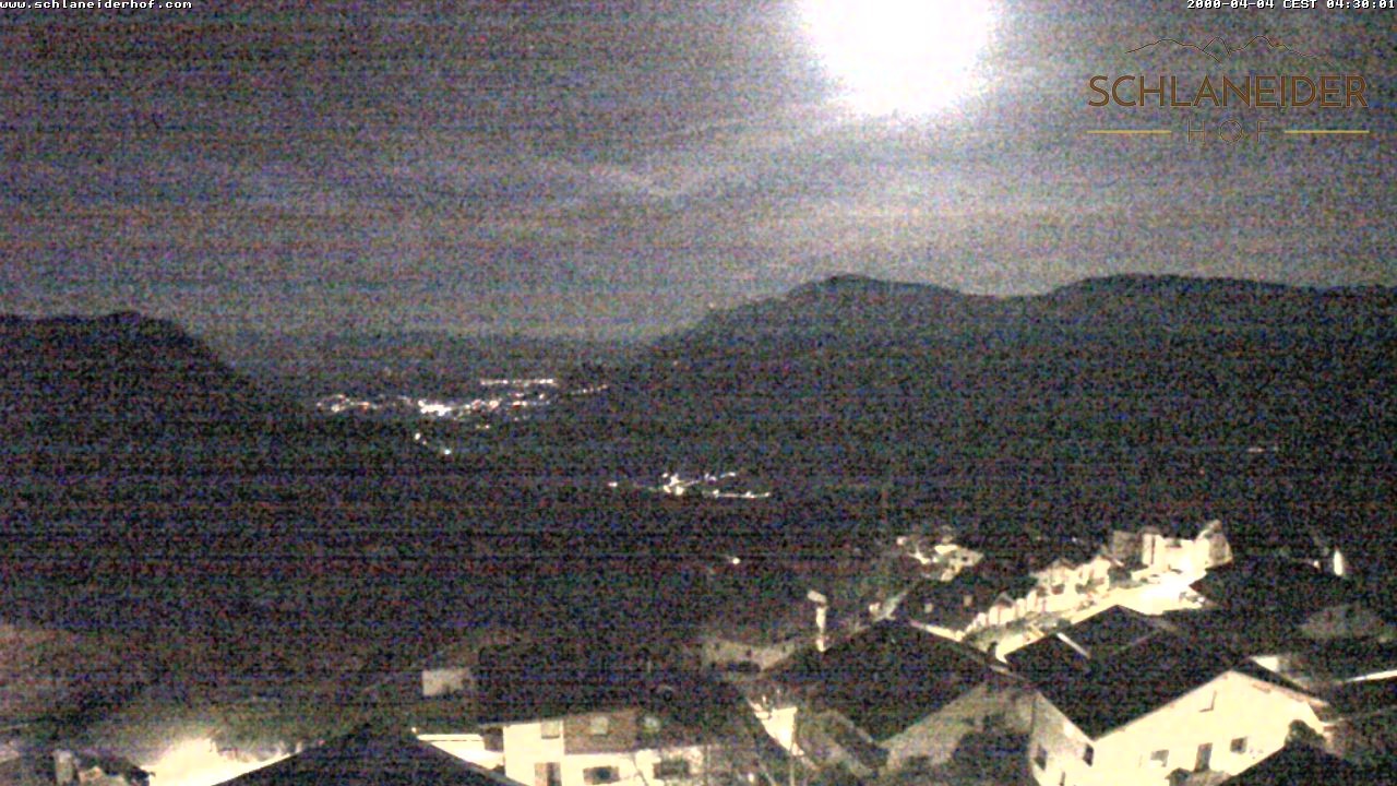 Archived image Webcam Pension Schlaneiderhof, Mölten