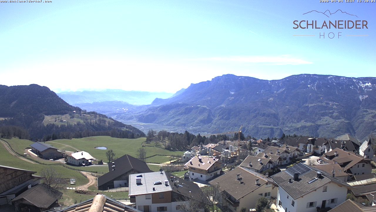 Archived image Webcam Pension Schlaneiderhof, Mölten