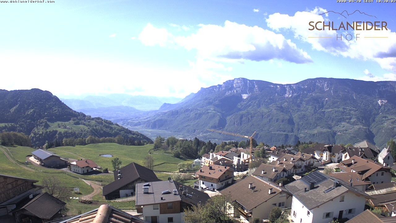 Archiv Foto Webcam Schlaneiderhof - Mölten