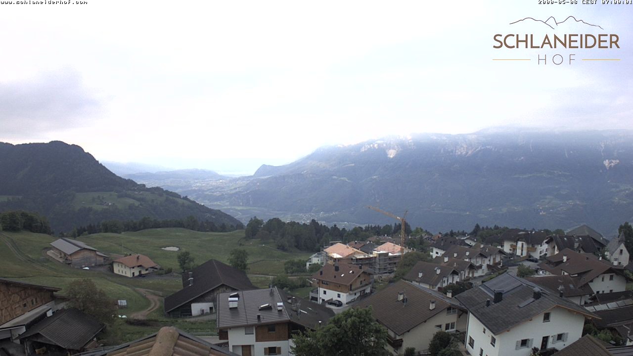 Archived image Webcam Pension Schlaneiderhof, Mölten
