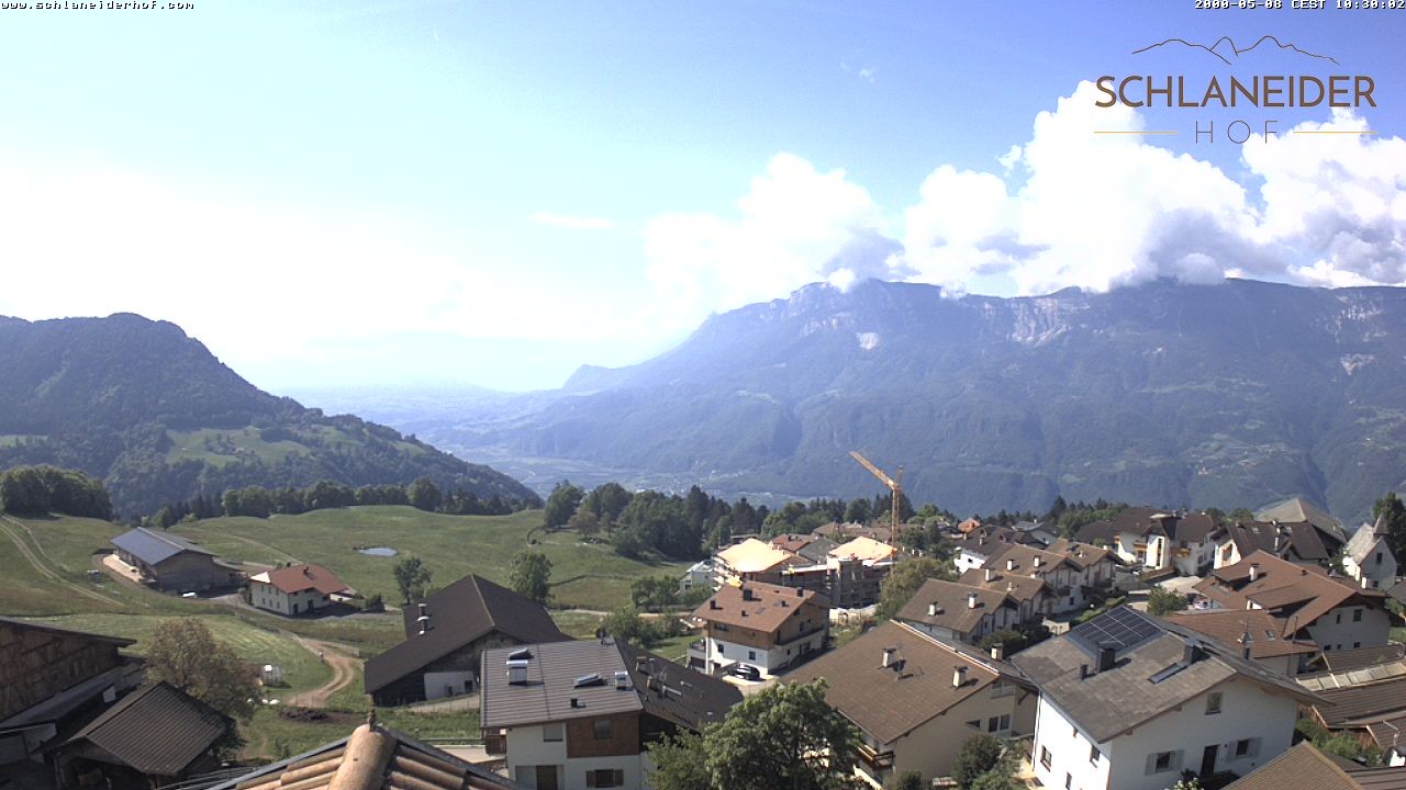 Archiv Foto Webcam Schlaneiderhof - Mölten