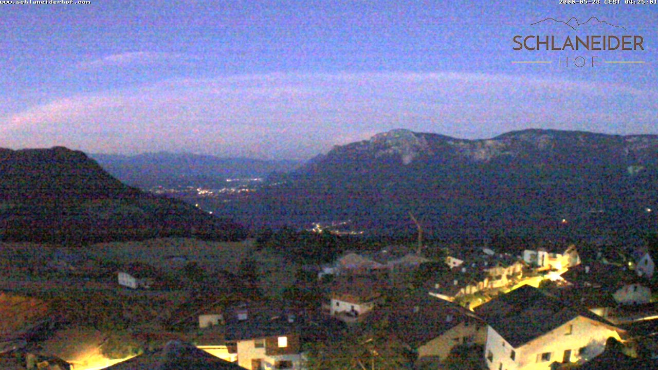 Archiv Foto Webcam Schlaneiderhof - Mölten