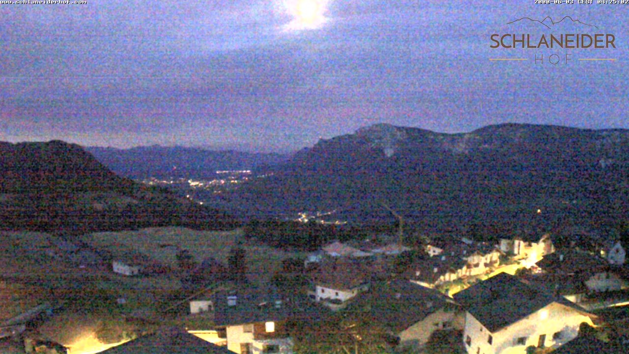 Archived image Webcam Pension Schlaneiderhof, Mölten