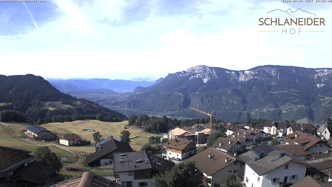 Archived image Webcam Pension Schlaneiderhof, Mölten
