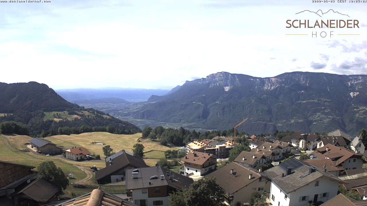 Archived image Webcam Pension Schlaneiderhof, Mölten