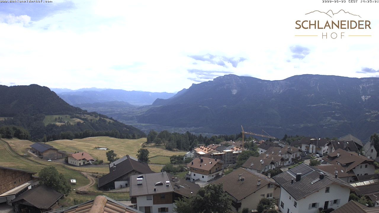 Archived image Webcam Pension Schlaneiderhof, Mölten