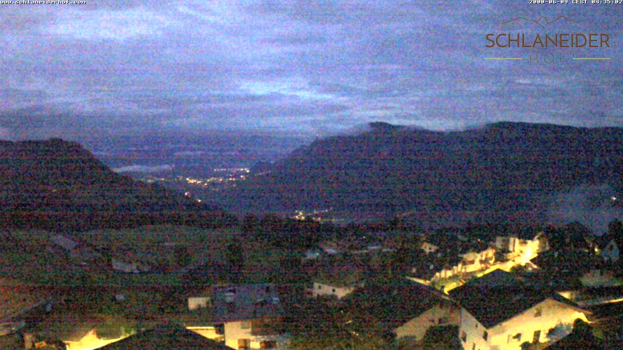 Archived image Webcam Pension Schlaneiderhof, Mölten
