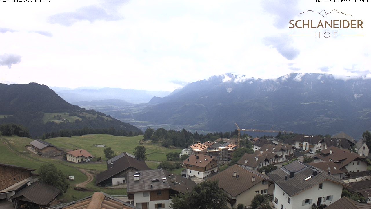 Archived image Webcam Pension Schlaneiderhof, Mölten