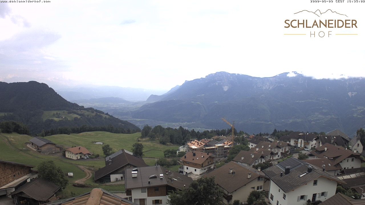 Archived image Webcam Pension Schlaneiderhof, Mölten