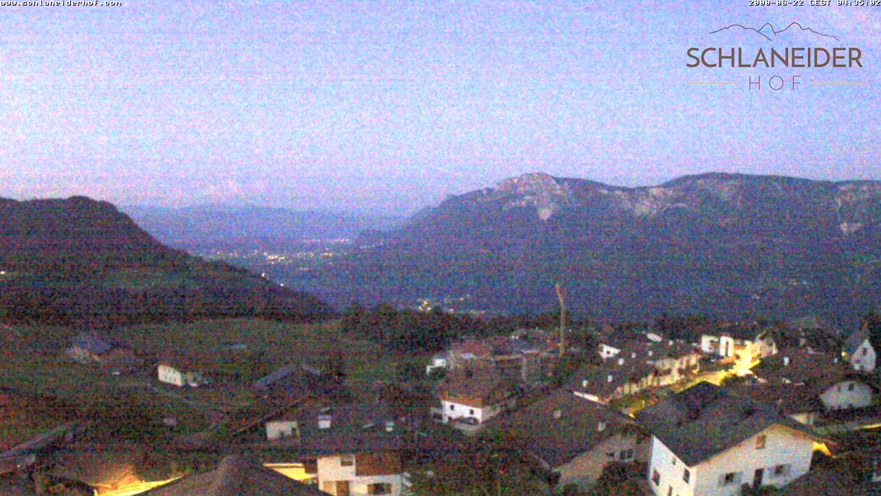 Archiv Foto Webcam Schlaneiderhof - Mölten