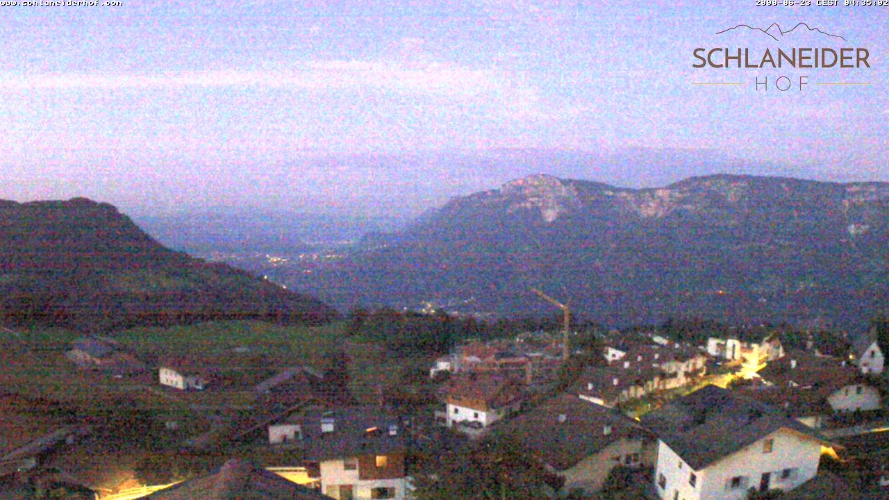 Archived image Webcam Pension Schlaneiderhof, Mölten