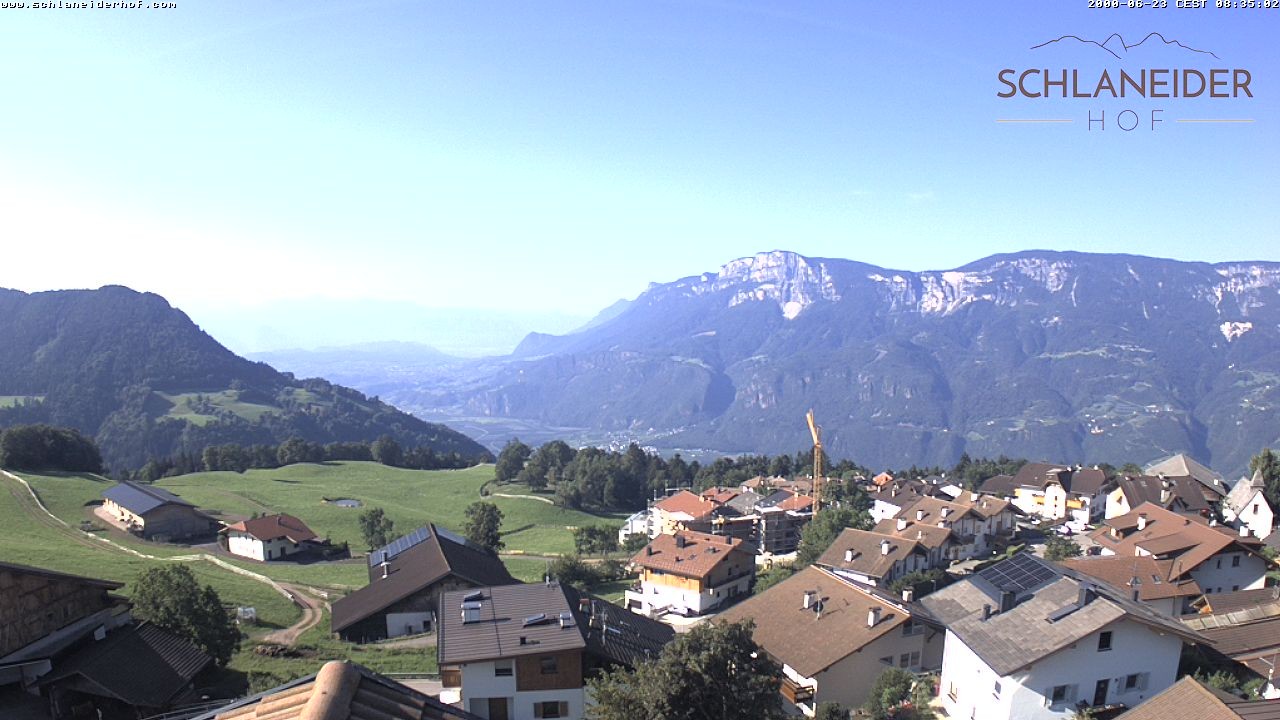 Archived image Webcam Pension Schlaneiderhof, Mölten