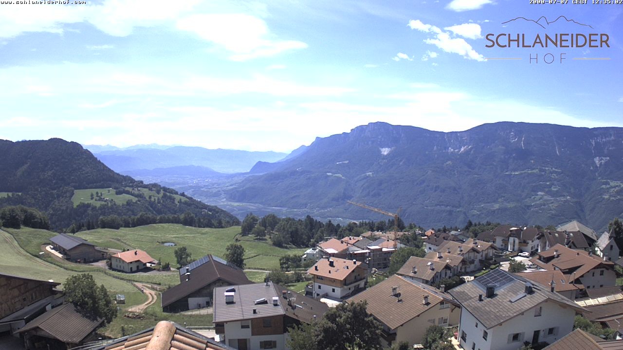 Archiv Foto Webcam Schlaneiderhof - Mölten