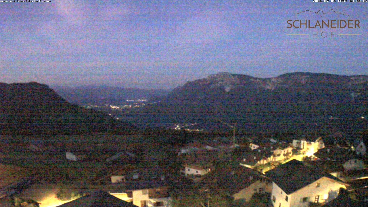 Archiv Foto Webcam Schlaneiderhof - Mölten