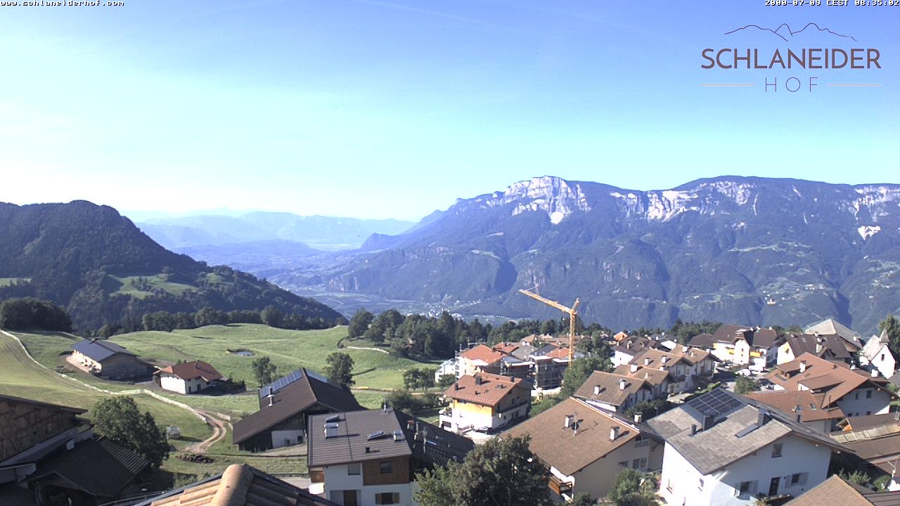 Archiv Foto Webcam Schlaneiderhof - Mölten