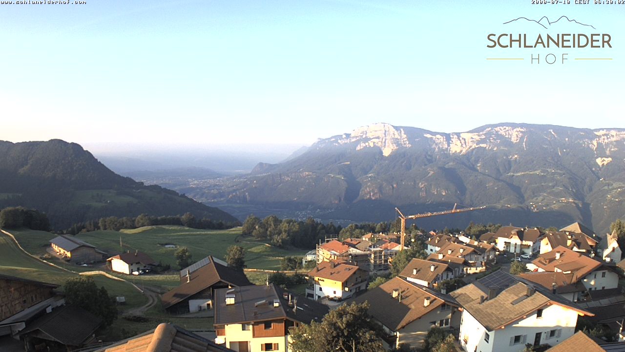 Archived image Webcam Pension Schlaneiderhof, Mölten