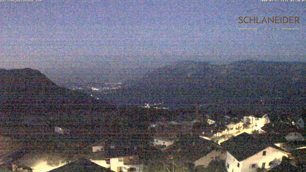 Archived image Webcam Pension Schlaneiderhof, Mölten
