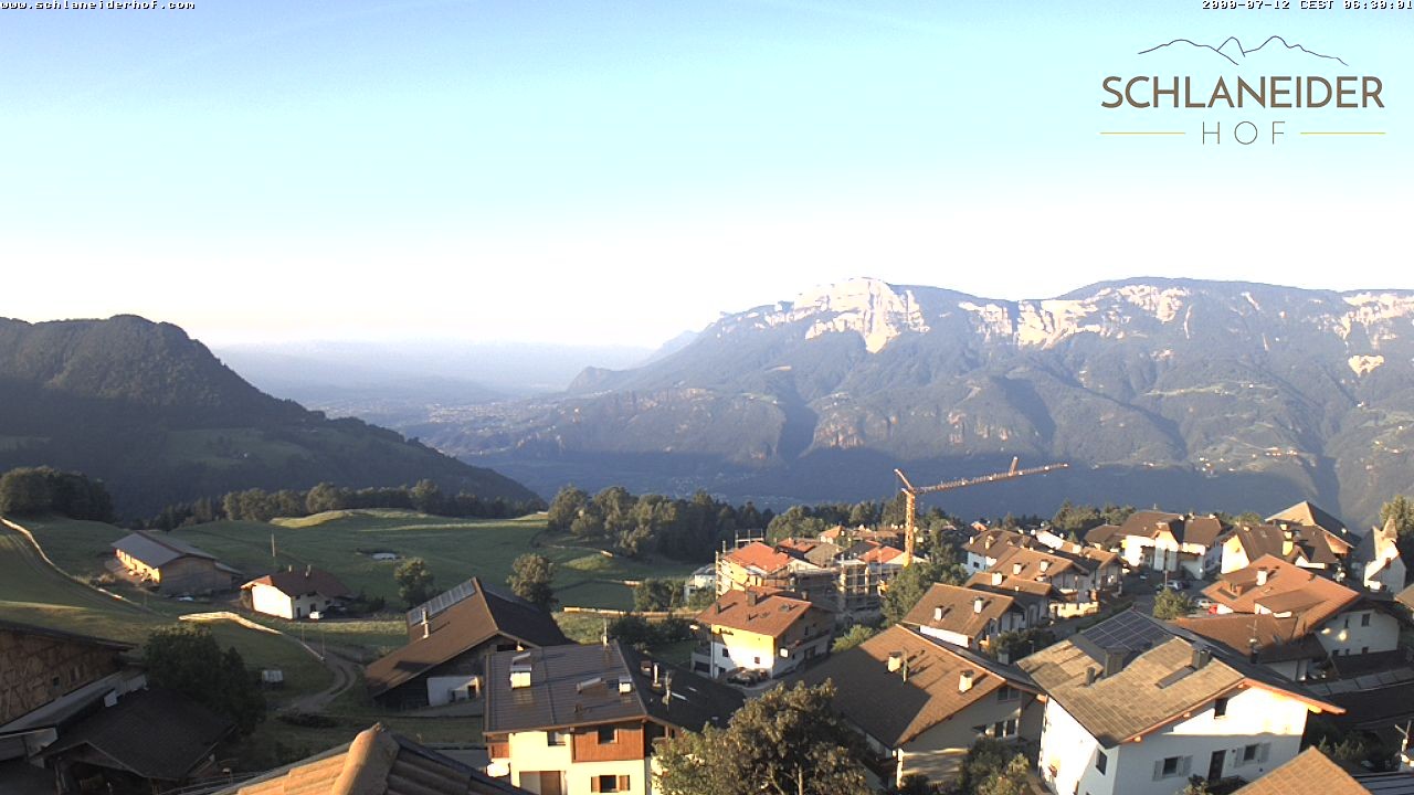 Archived image Webcam Pension Schlaneiderhof, Mölten
