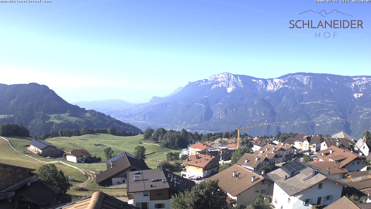 Archived image Webcam Pension Schlaneiderhof, Mölten