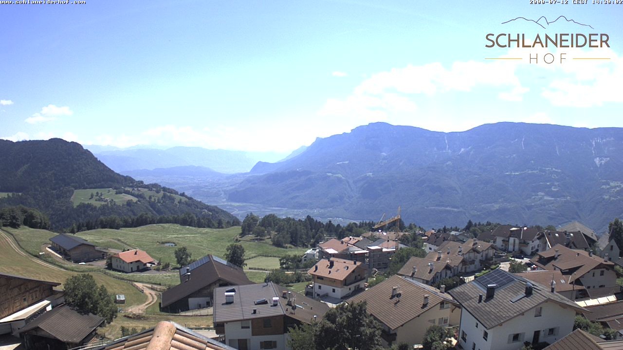 Archived image Webcam Pension Schlaneiderhof, Mölten