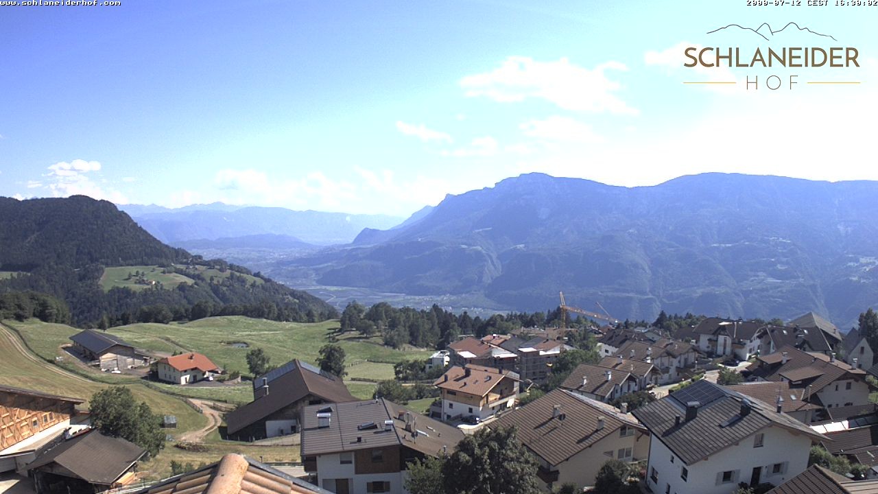 Archived image Webcam Pension Schlaneiderhof, Mölten