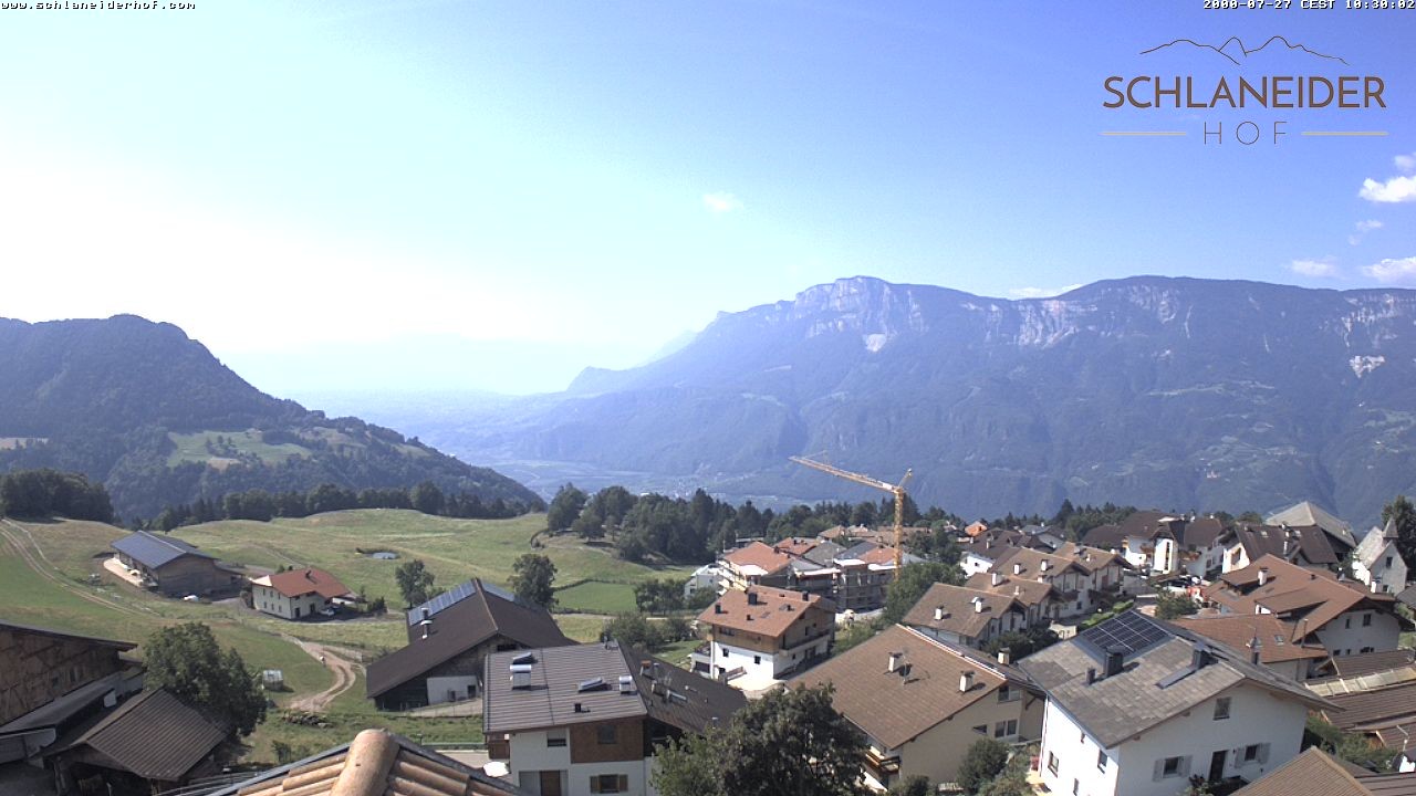 Archiv Foto Webcam Schlaneiderhof - Mölten