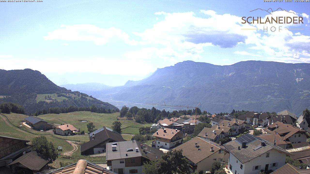 Archiv Foto Webcam Schlaneiderhof - Mölten