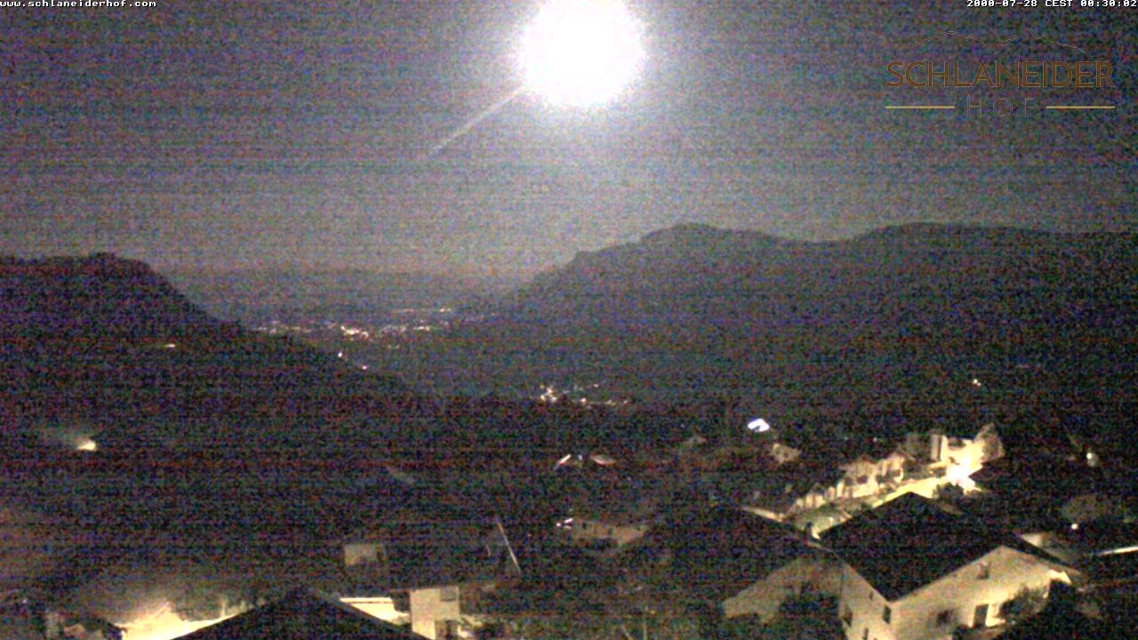 Archived image Webcam Pension Schlaneiderhof, Mölten
