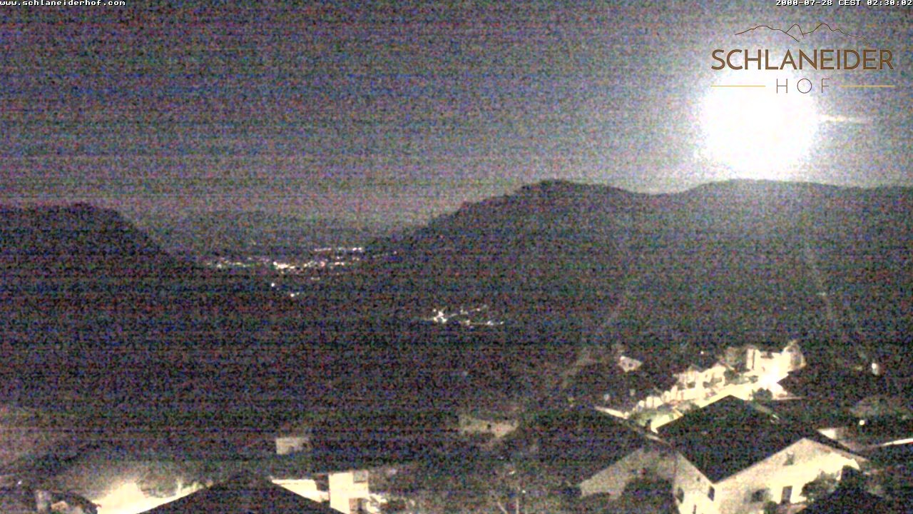 Archived image Webcam Pension Schlaneiderhof, Mölten