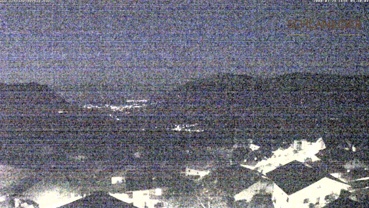 Archived image Webcam Pension Schlaneiderhof, Mölten
