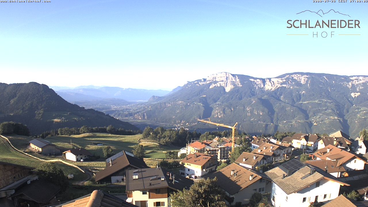 Archived image Webcam Pension Schlaneiderhof, Mölten