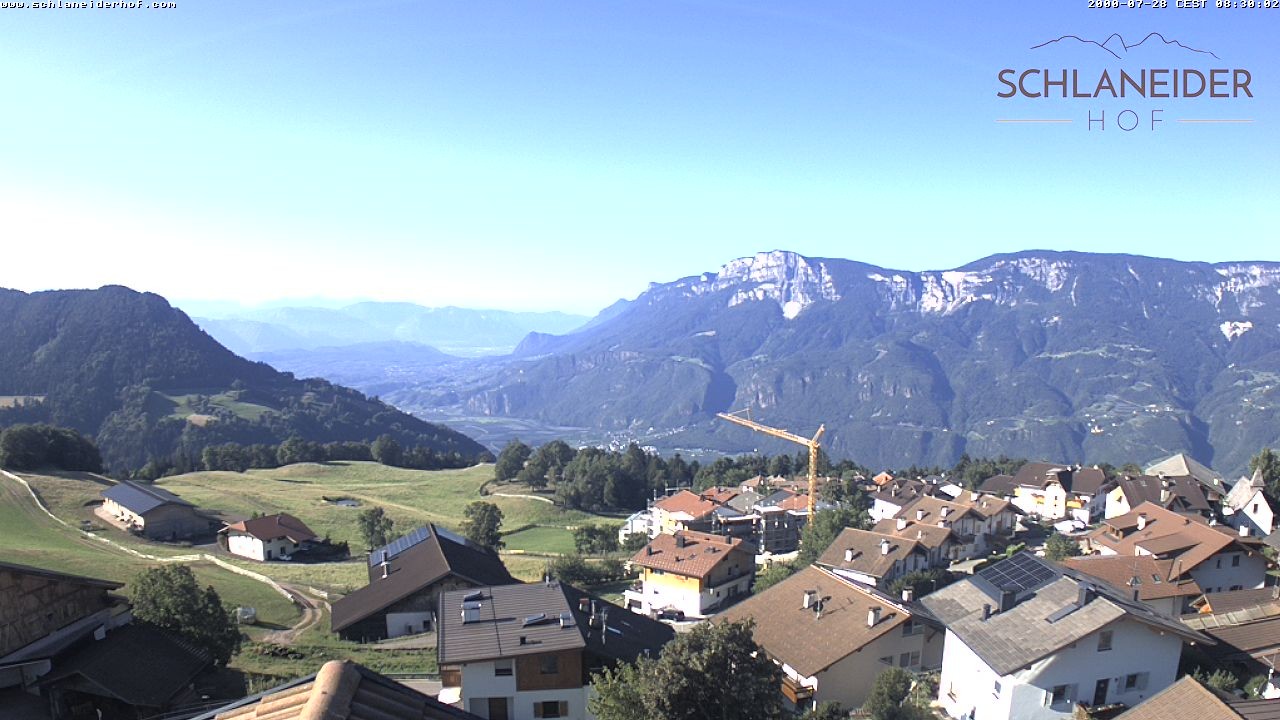 Archived image Webcam Pension Schlaneiderhof, Mölten